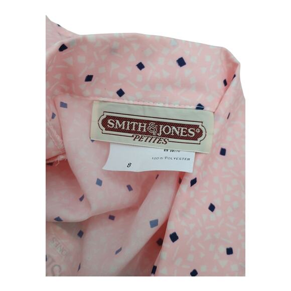 Executive Dressing Smith & Jones Petite Vintage Pink Skirt Set Union Made Size 8 - Picture 9 of 12